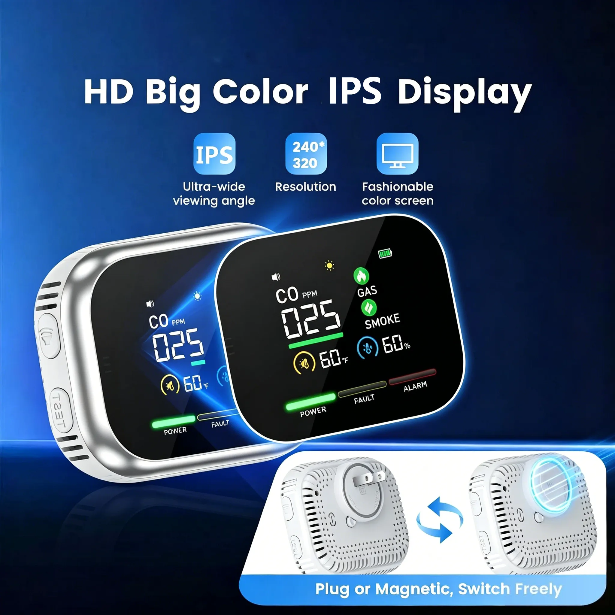 🛡️ 6-in-1 Smart Home Safety Detector