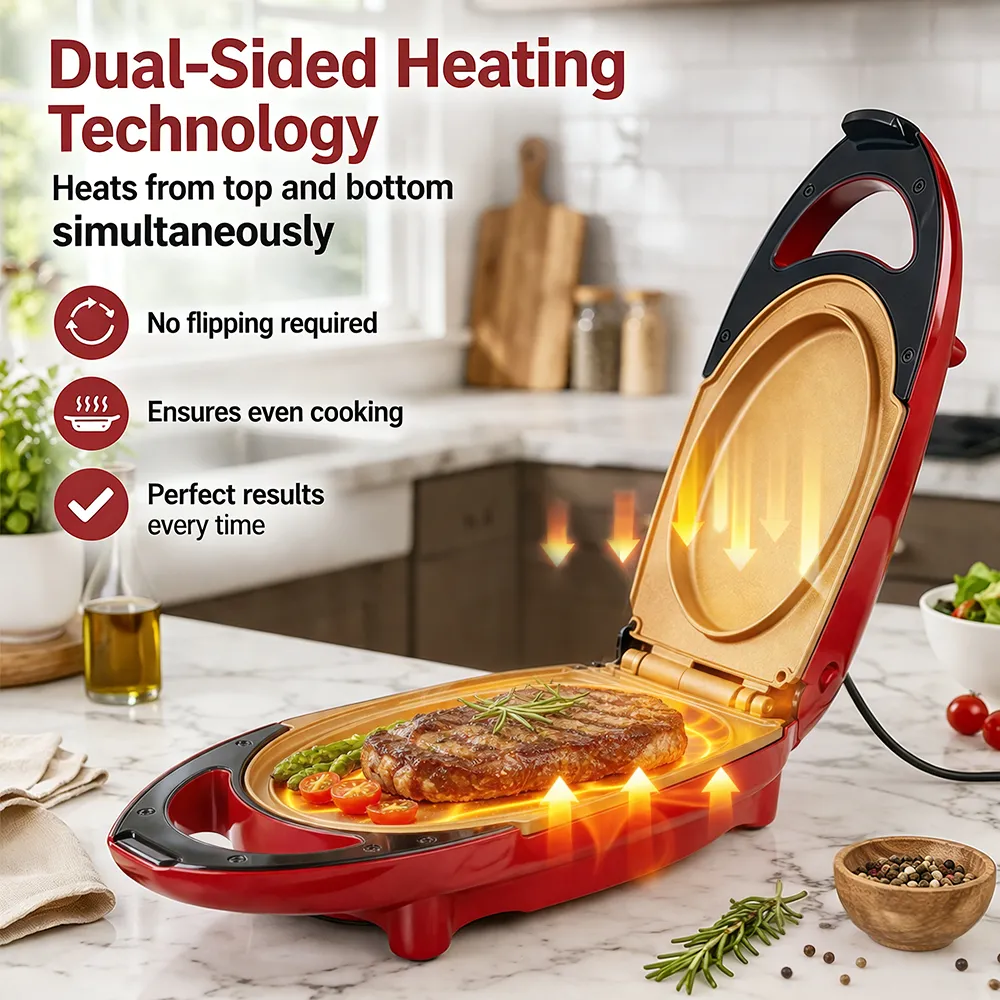 🍳 Electric 5-Minute Chef Frying Pan Cook Healthy Meals In 5 Minutes: Non-Stick Electric Pan — No Heavy Scrubbing, No Stove Required! 🍳⚡