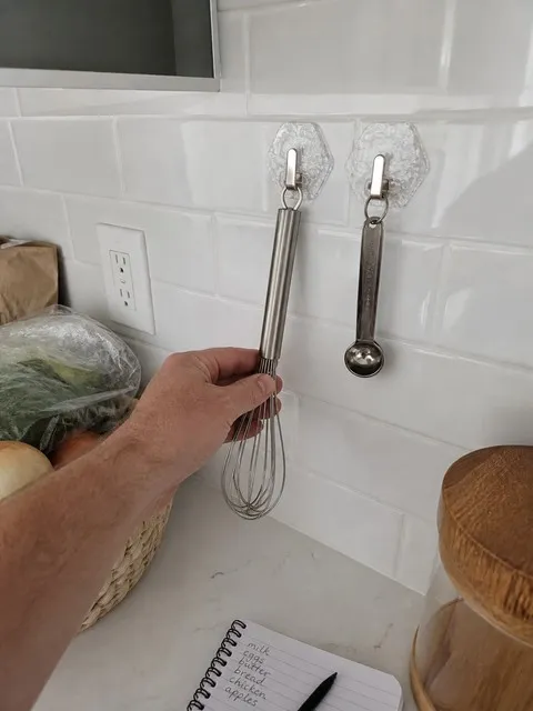 No-Drill Waterwave Adhesive Hooks – 5-Piece Set