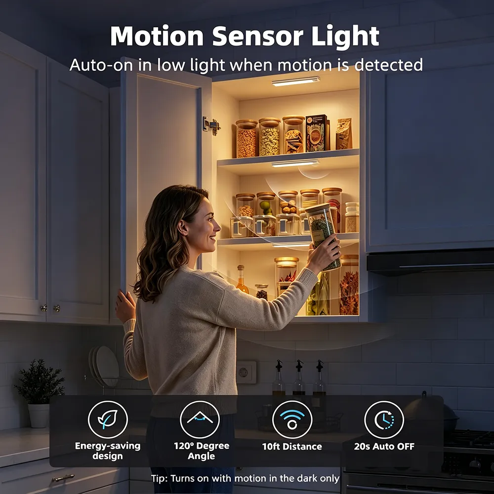💡 Magnetic Cabinet Light: End the struggle of searching through dark pantries or closets with hands-free illumination. 🔦