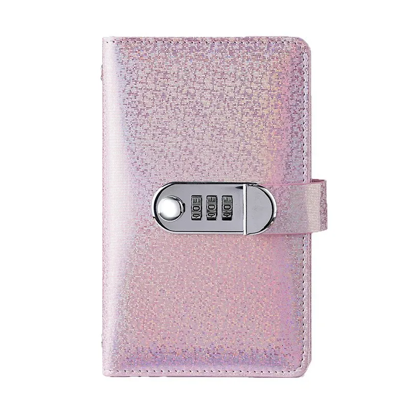 Holographic Glitter Locking Cash Savings Binder