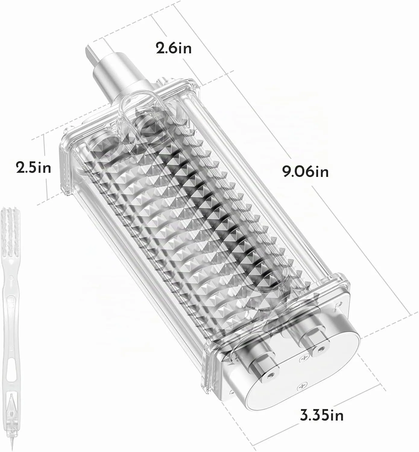 Mixer-Powered Meat Tenderizer Attachment