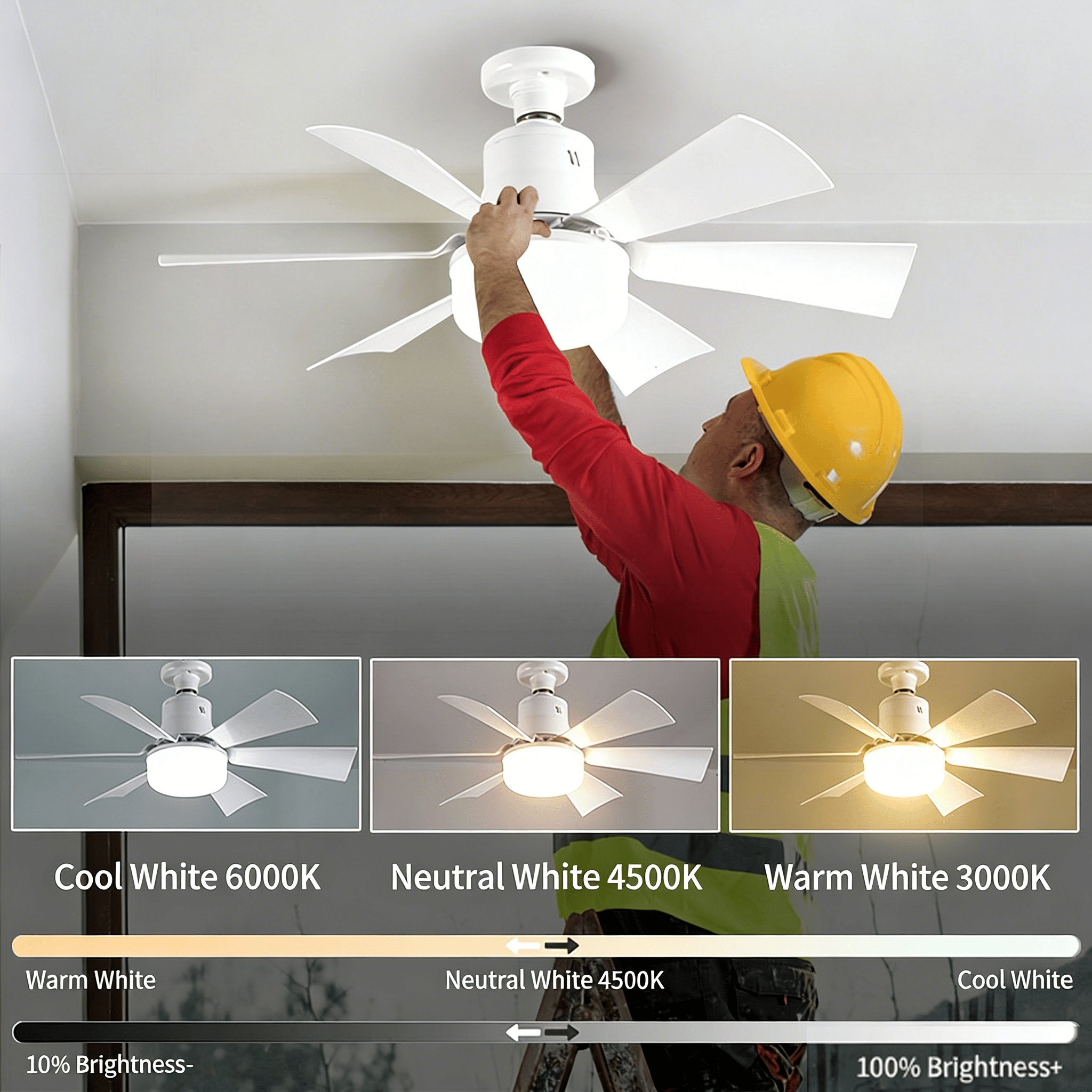 Silent Mini Fan Light