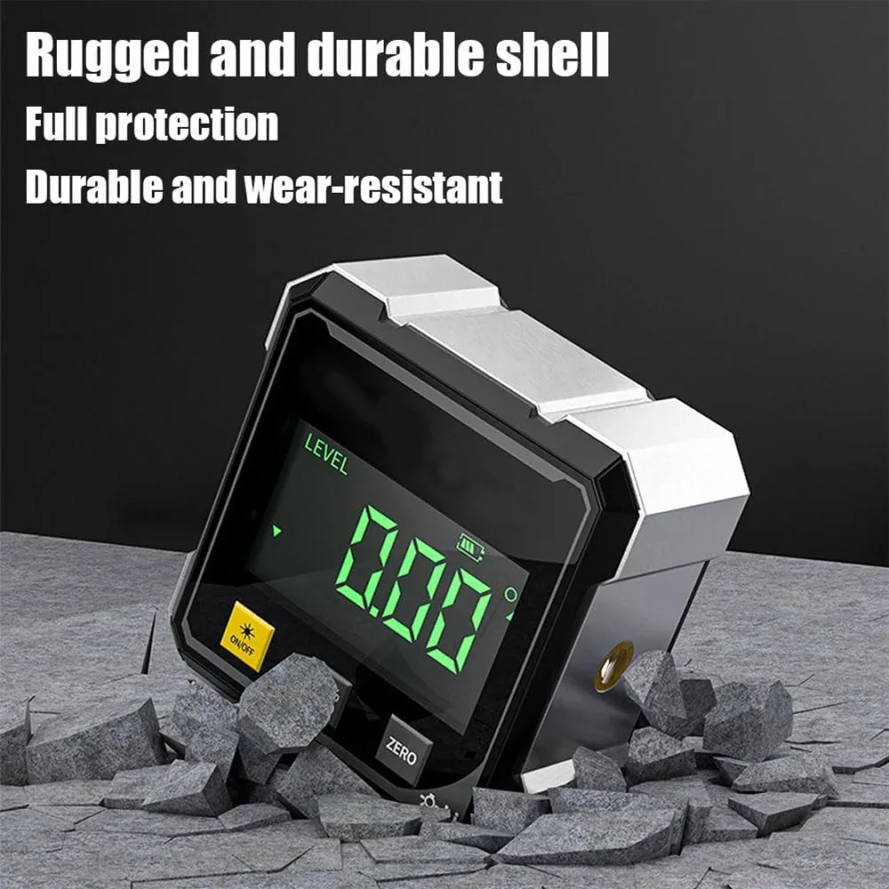 📐 Digital Laser Angle Measuring Instrument – High Precision Inclinometer & Protractor Tool