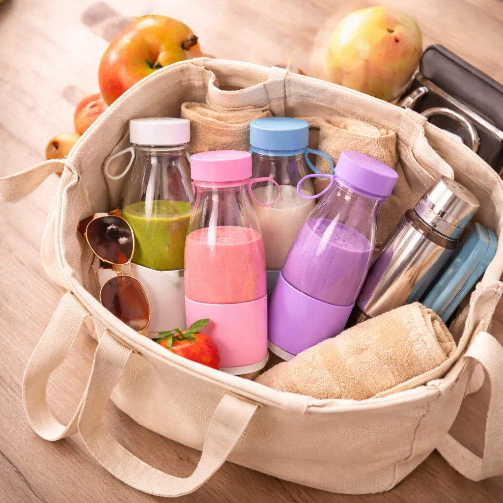 🍹 Portable Juicer Cup: Blend your daily vitamins anywhere without the bulk of a kitchen blender. 🍓