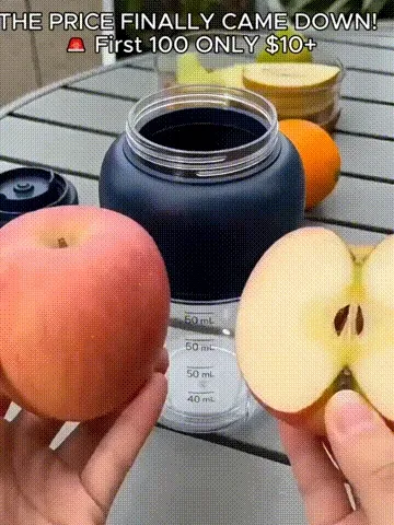 🥤 Blend Fresh Anywhere, Anytime Portable Wireless Juicer Cup