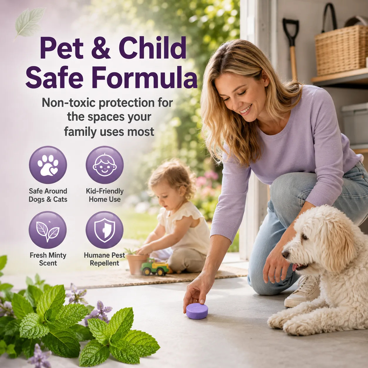🌿 All-Natural Peppermint & Cinnamon Pest & Rodent Repellent Pucks