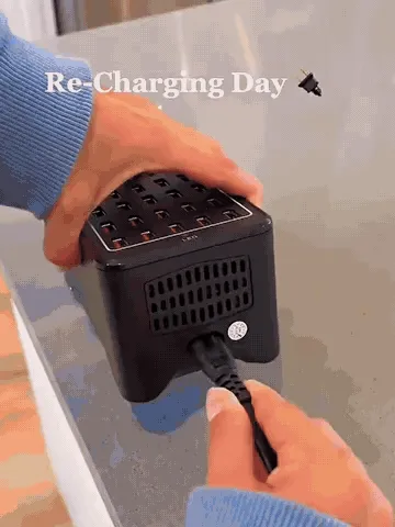150W 30-Port Smart USB Charging Station