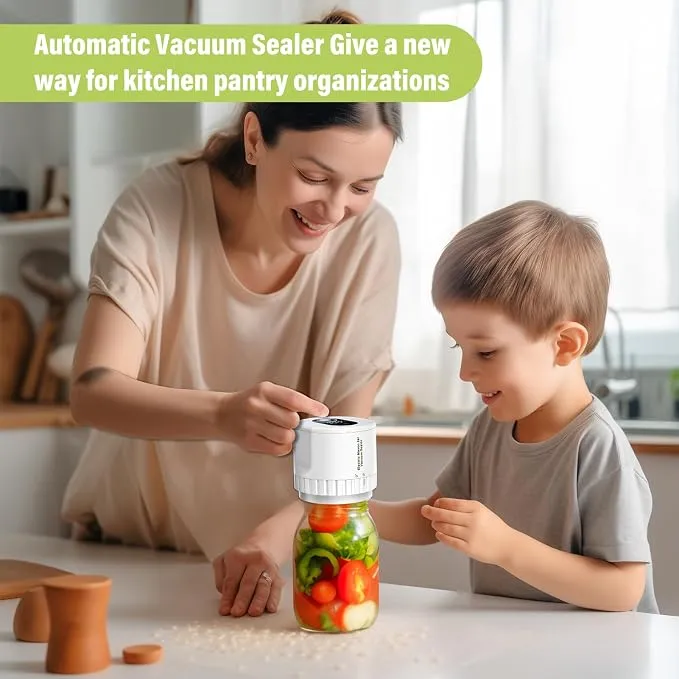 Electric Vacuum Sealer Kit for Mason Jars