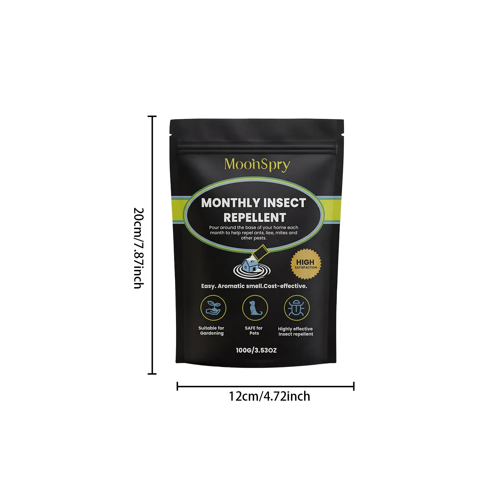 Natural Organic Lime Powder – Kills Ticks & Fleas, Safe for Pets & Gardens