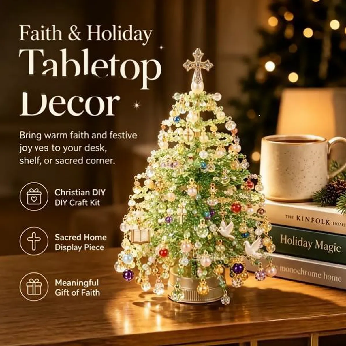 Create-Your-Own Holiday Glow Beaded Tree Kit