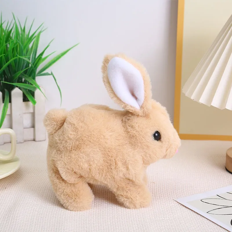 🐰 Interactive rabbit plush toy with 🎁 3D Printed Easter Bunny Egg Fidget Toy