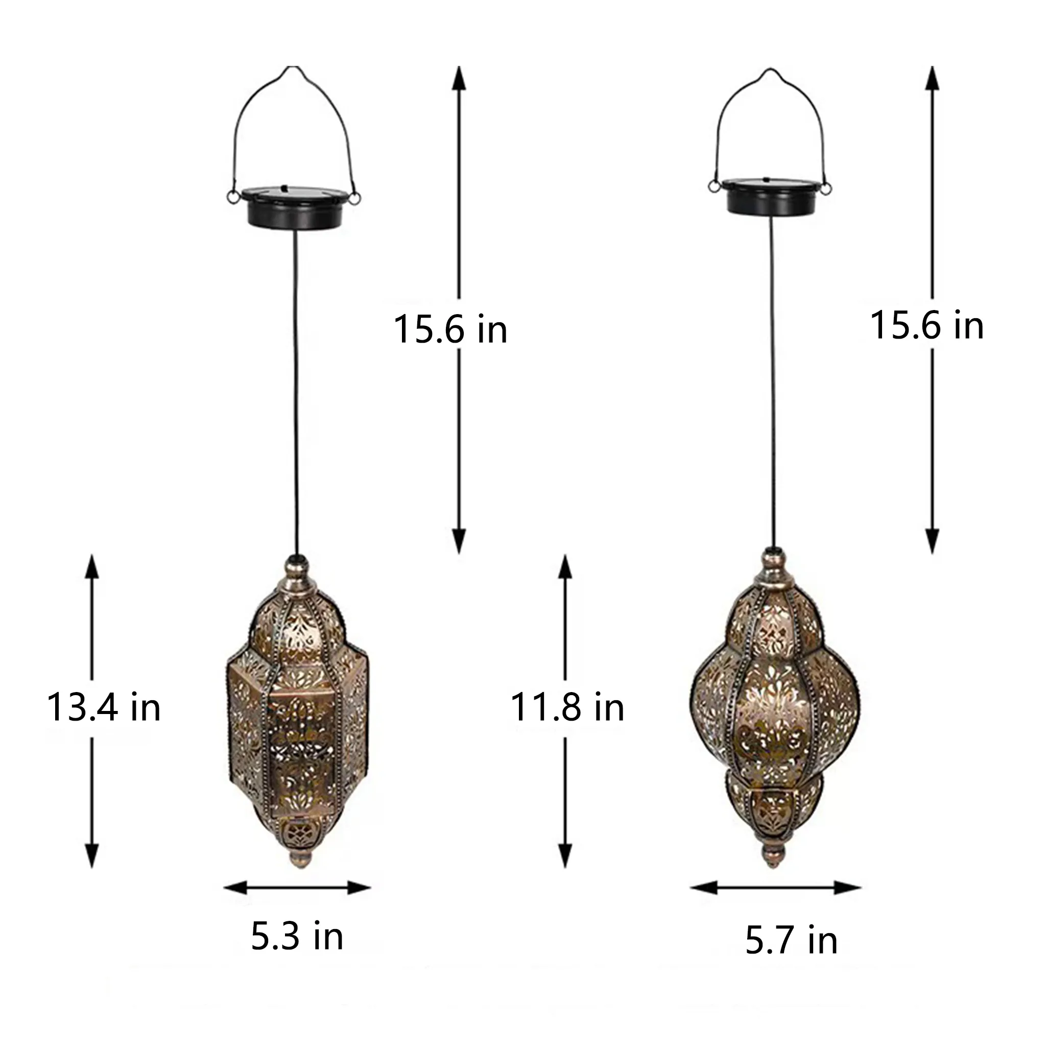 Baroque Solar Lantern: Enhance your garden’s nighttime elegance with vintage patterns that require zero wiring or maintenance. 🏺