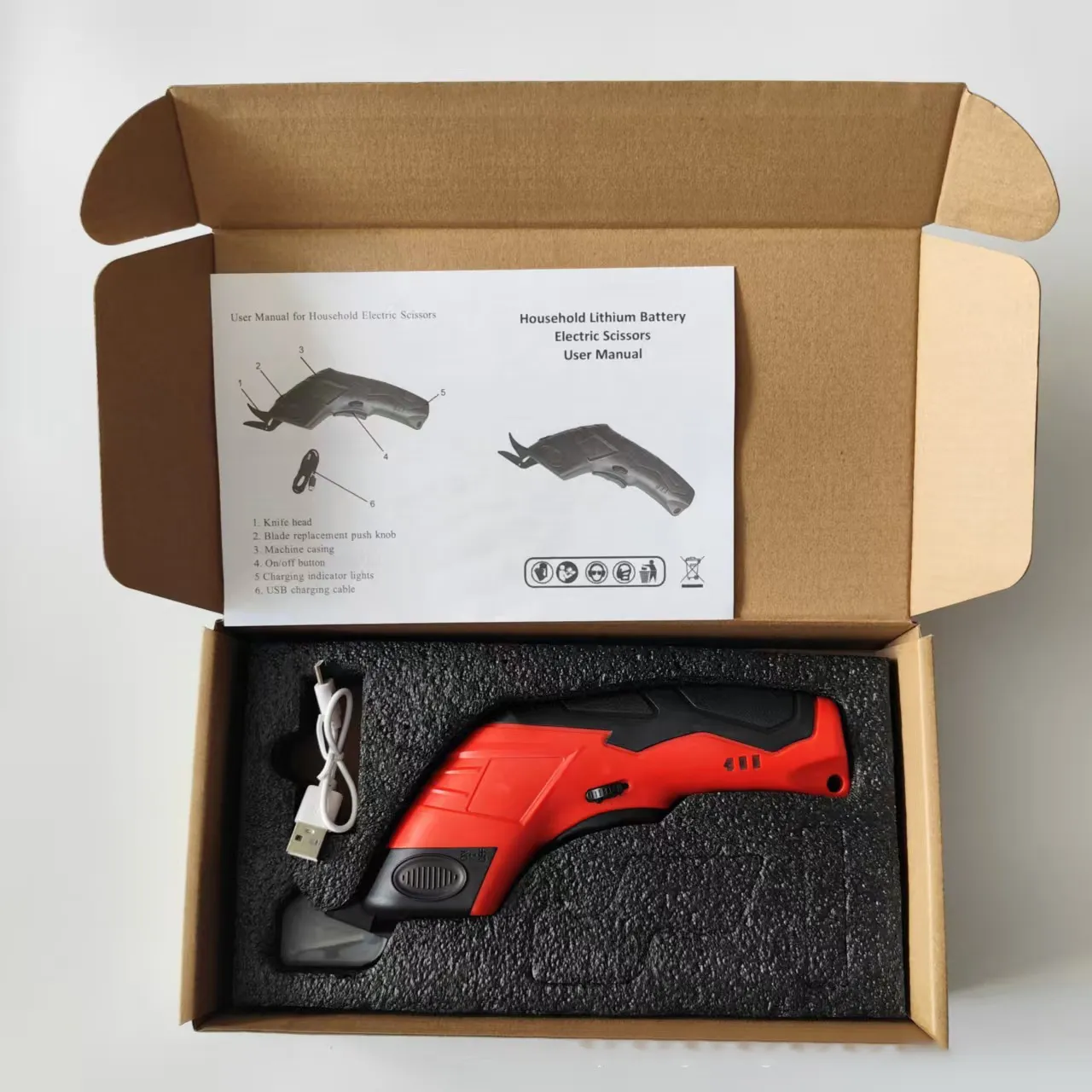 Cut Faster Cordless Electric Scissors