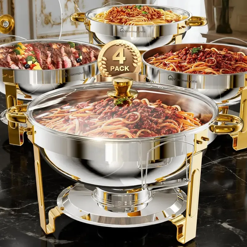 🍽️ Stainless Steel Chafing Dish Buffet Set 🔥🔥