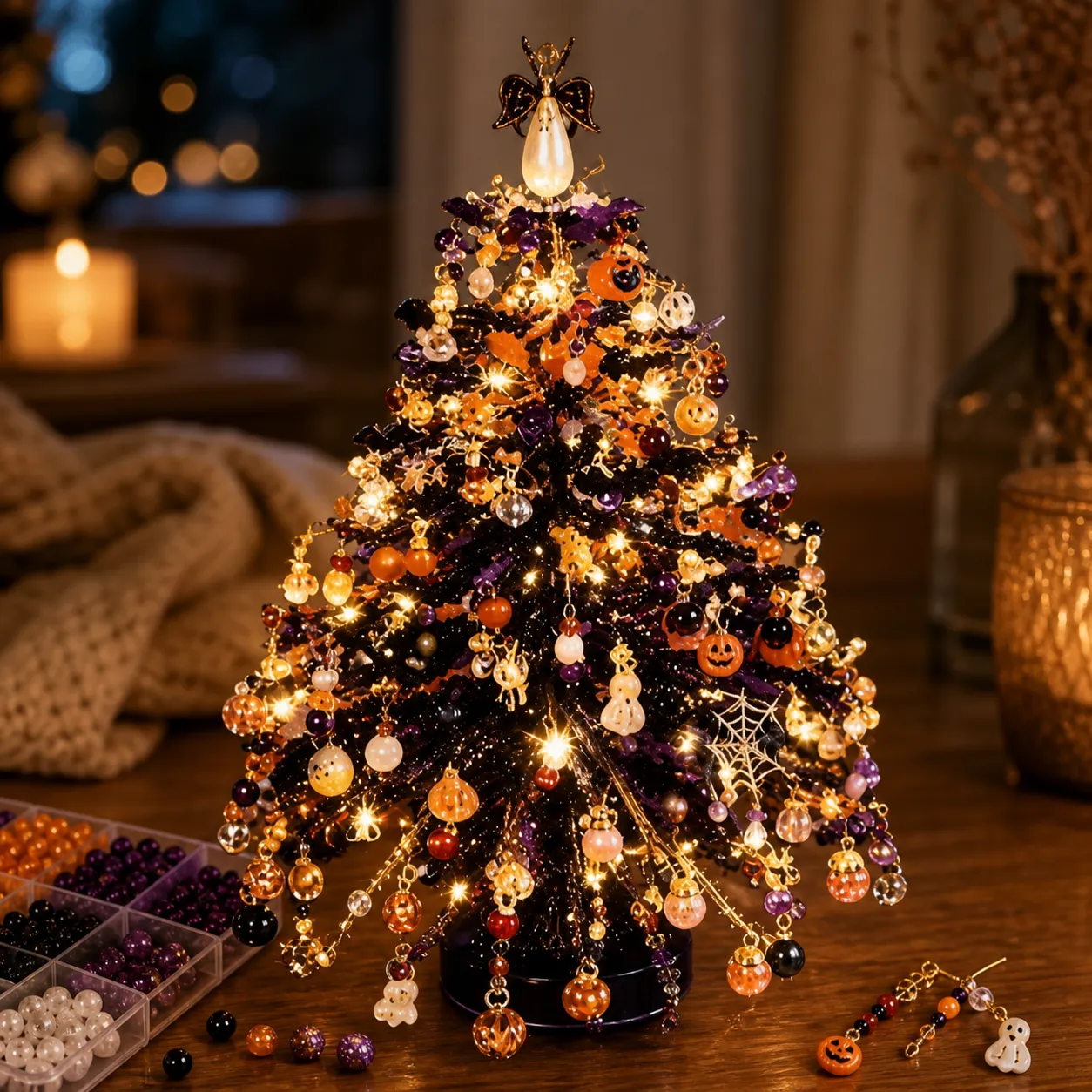 Create-Your-Own Holiday Glow Beaded Tree Kit