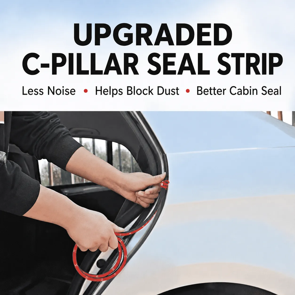5-Piece Car Seal Strip Kit for a Quieter, Cleaner Cabin