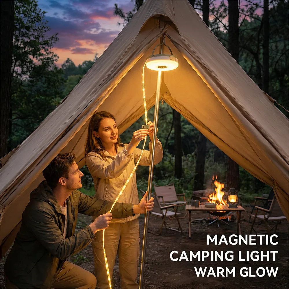 4-in-1 Camping String Lights: Light up your entire campsite and keep your devices charged with one portable unit ⛺