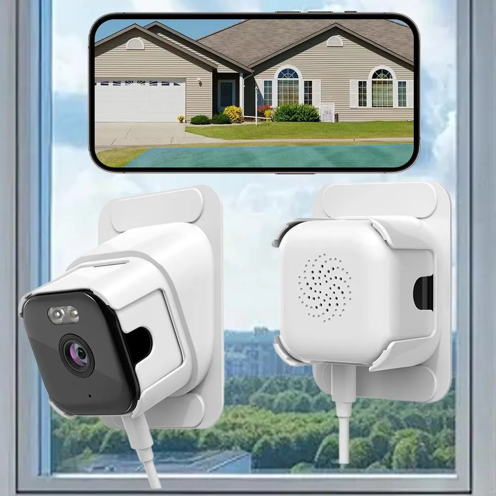 2K Window Security Camera with Full-Color Night Vision