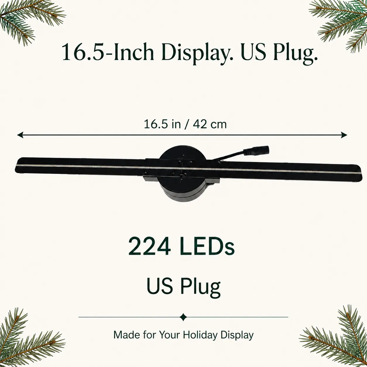 Holiday Magic 3D Hologram Fan Projector