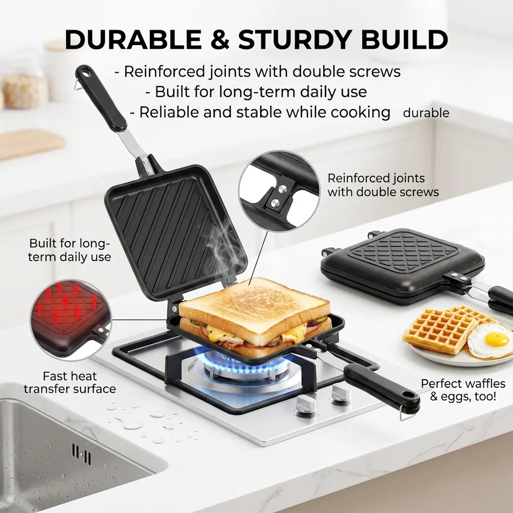 🥪 Stovetop Sandwich Maker Pan