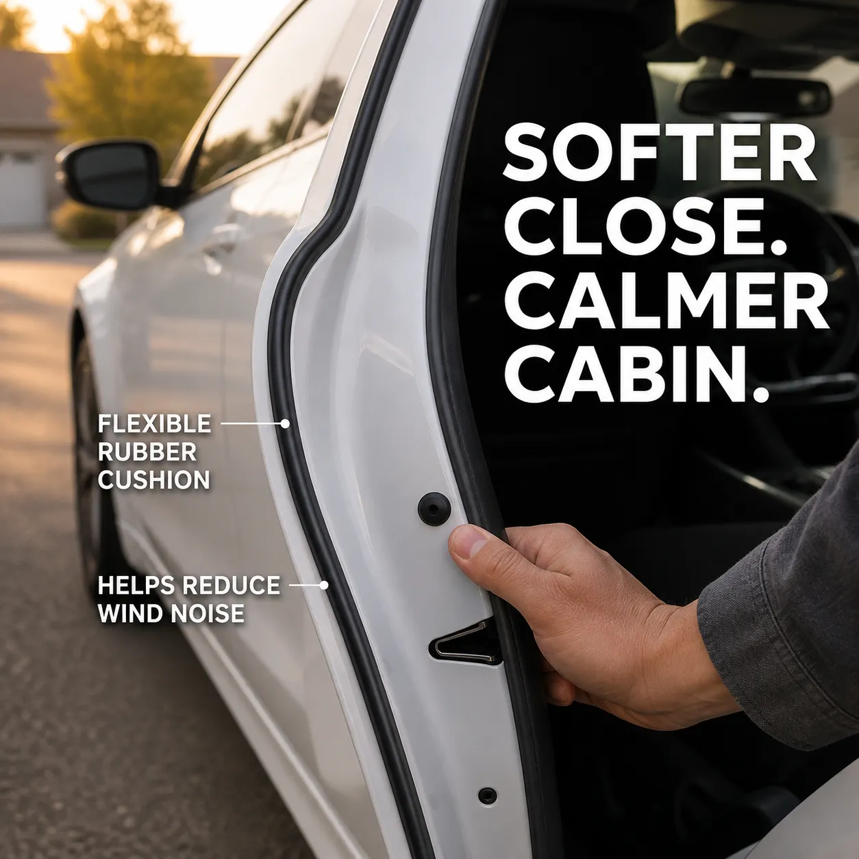 5-Piece Car Seal Strip Kit for a Quieter, Cleaner Cabin