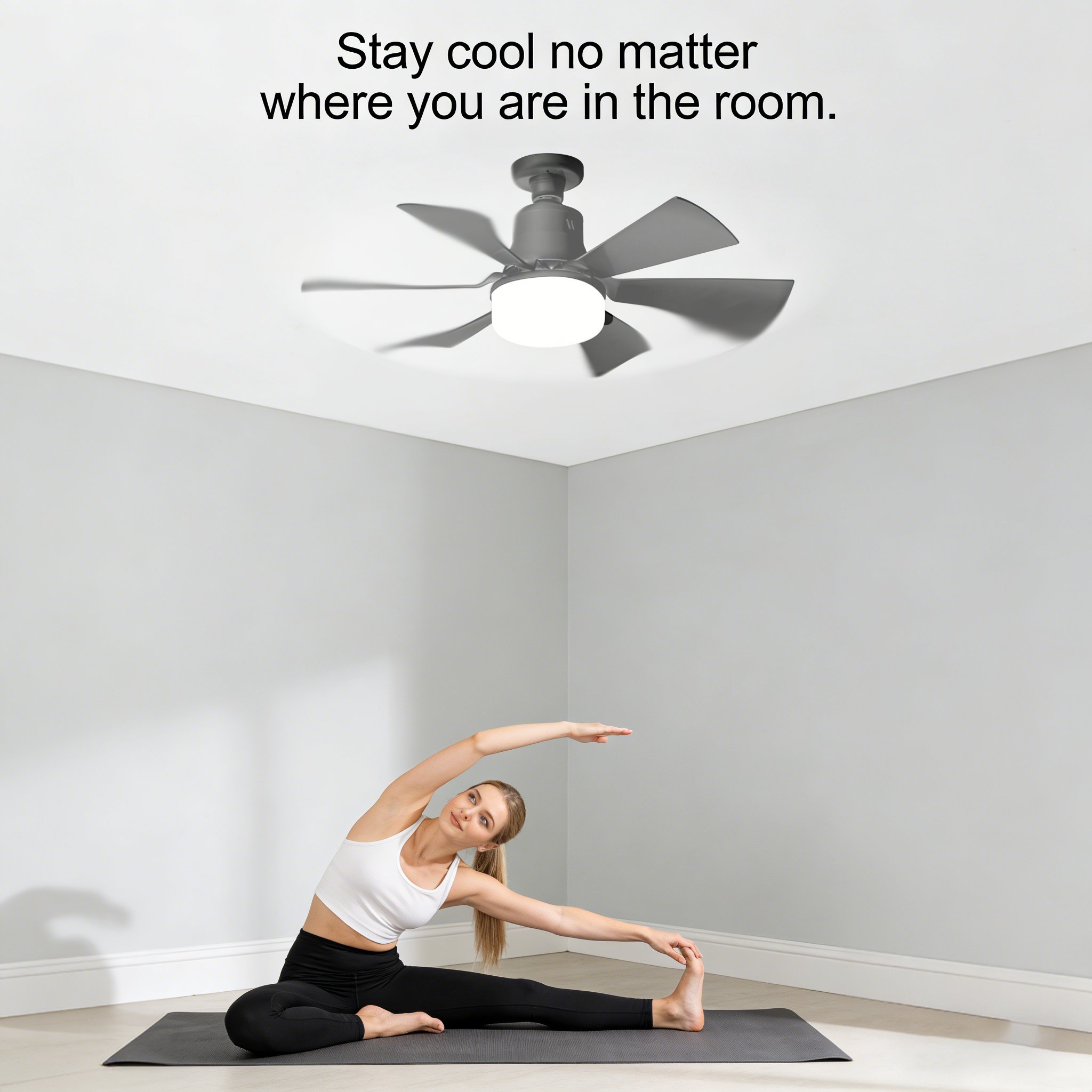Silent Mini Fan Light