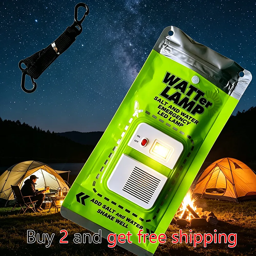 Salt Water Emergency Lamp: Lighting your home instantly with just water and salt, no batteries or charging required. 🧂💡
