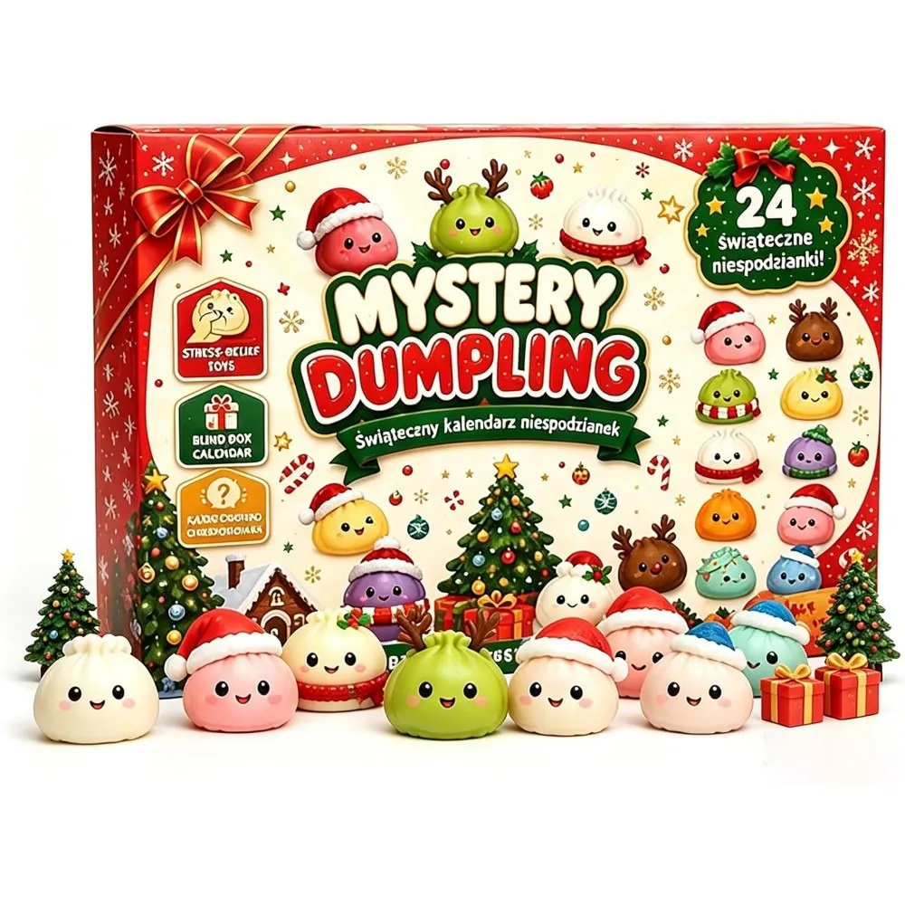 24-Day Christmas Mystery Dumpling Squishy Advent Calendar