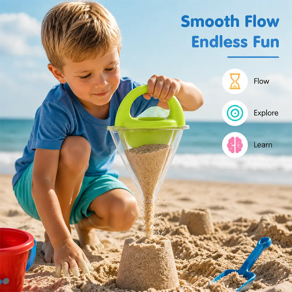 🏖️ Creative Sand & Water Spilling Funnel Toy