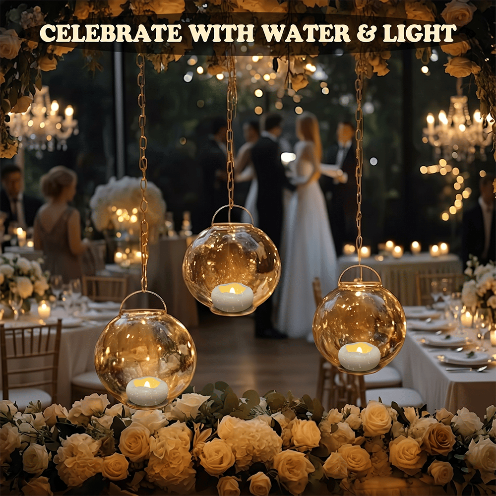 Water-Activated Flameless Floating LED Candles