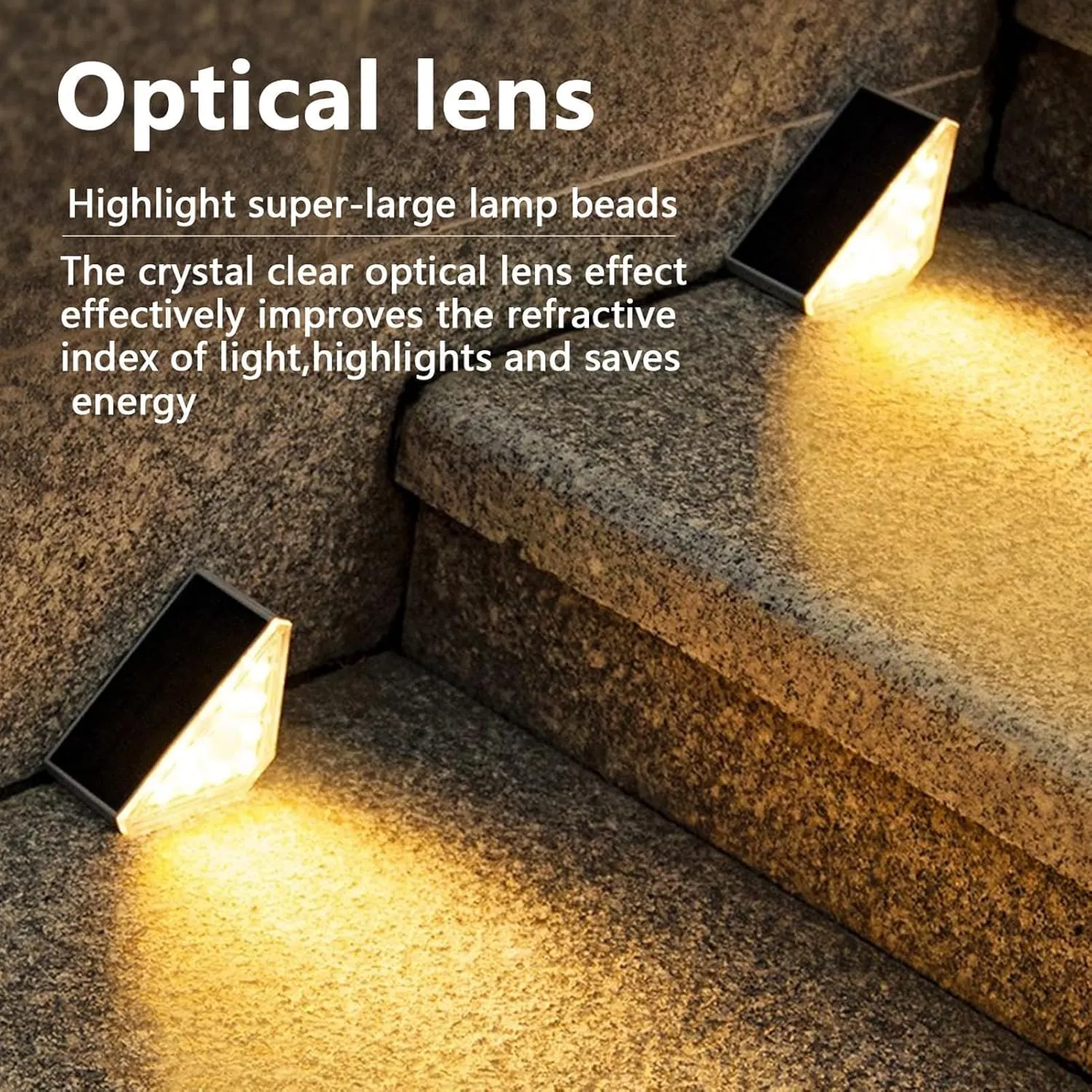 🌞 LED Solar Powered Stair Lights