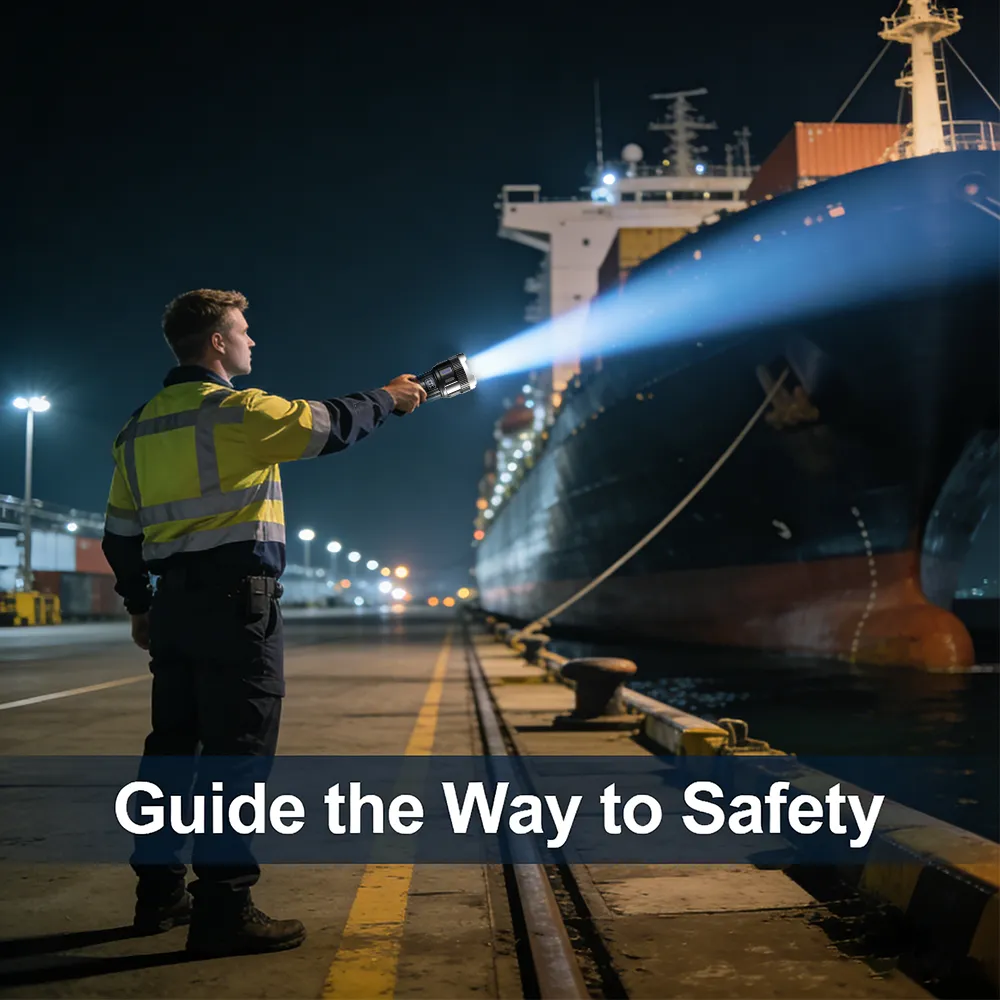 🔦 High-Brightness Flashlight: Cut through total darkness with a professional-grade beam that reaches over 500 meters.