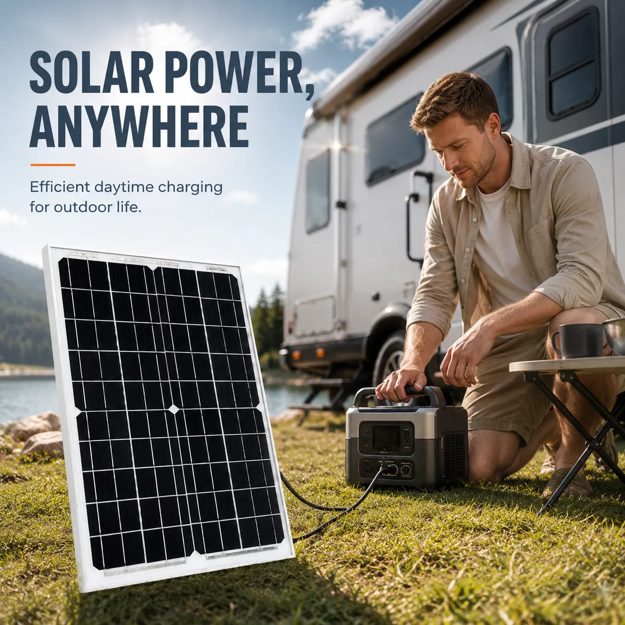 ☀️ High-Efficiency Monocrystalline Solar Panel