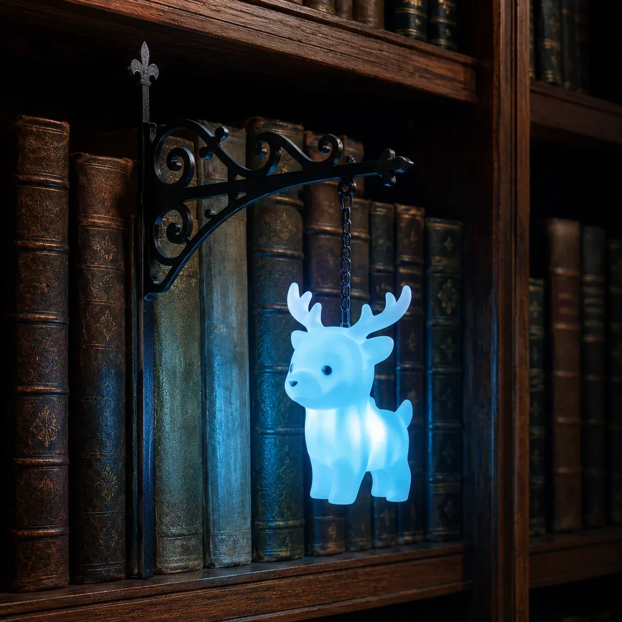 Enchanted Hanging Animal Bookshelf Light