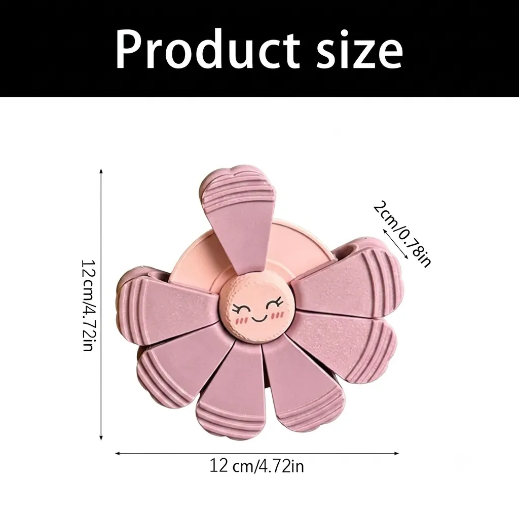 🌸 Flower-Shaped Magnetic Fridge Clip