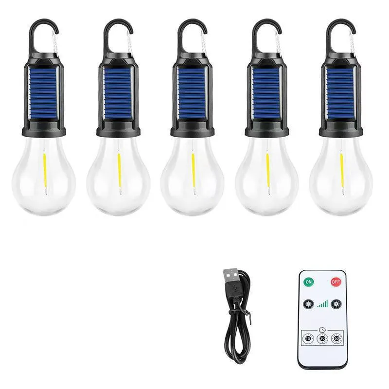🌞 Solar Tent Camping Light Bulb