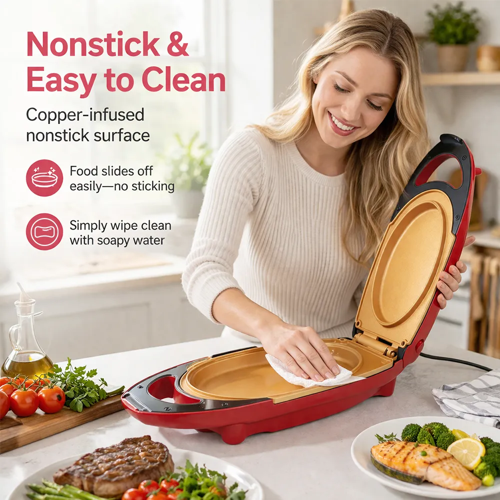 🍳 Electric 5-Minute Chef Frying Pan Cook Healthy Meals In 5 Minutes: Non-Stick Electric Pan — No Heavy Scrubbing, No Stove Required! 🍳⚡