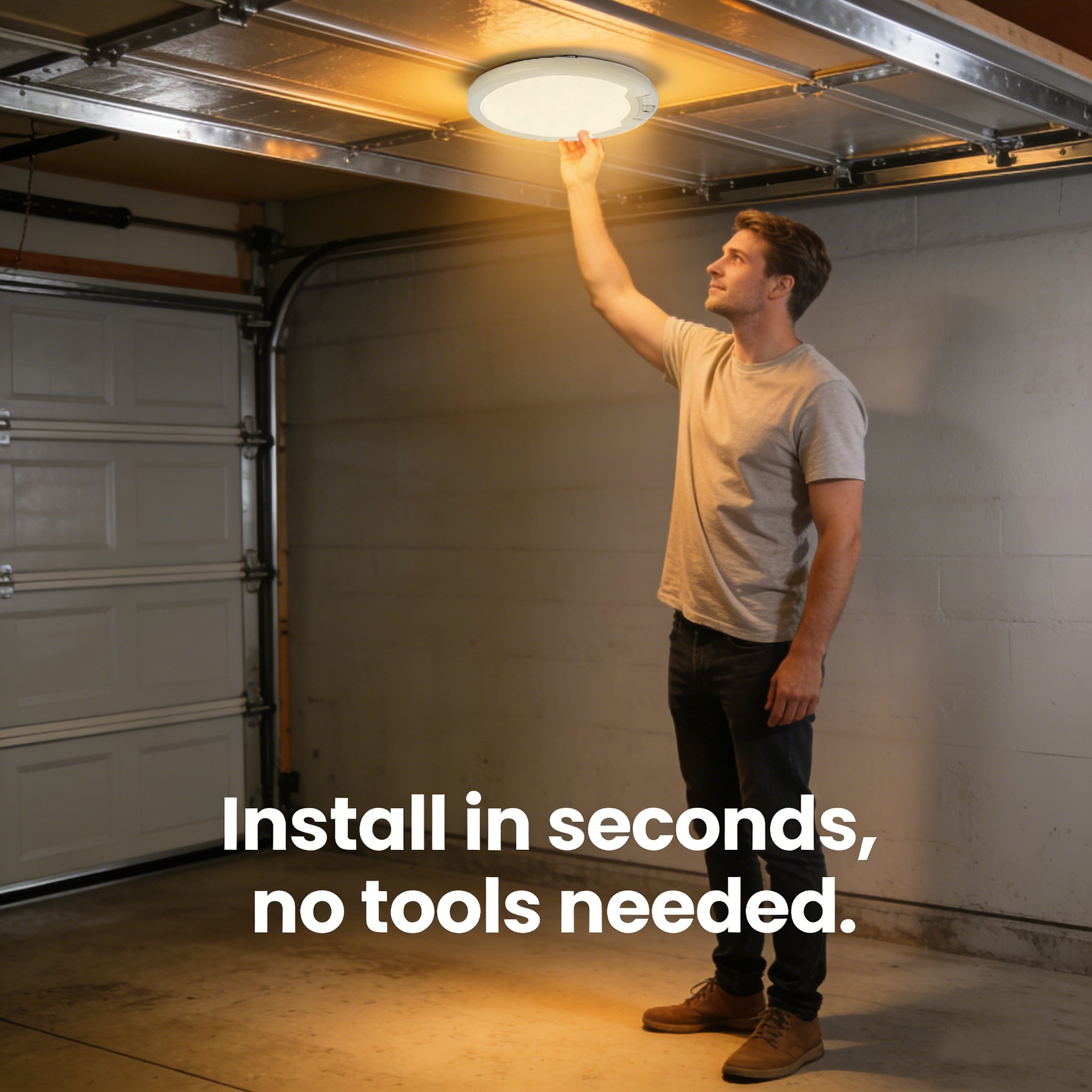 Rechargeable Motion Sensor LED Ceiling Light