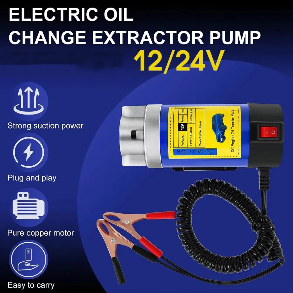 Driveway-Ready 12V/24V Oil Extractor Pump