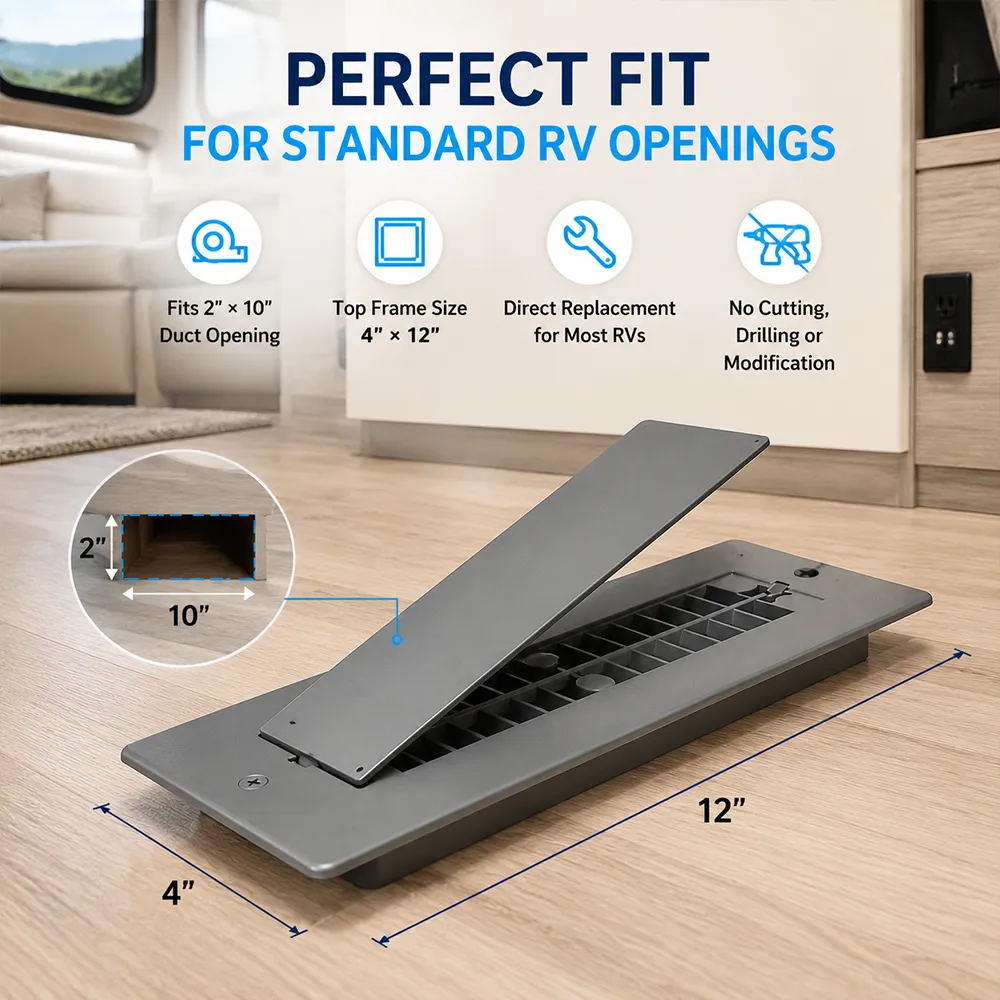 🏡 Heavy-Duty RV Floor Vent Cover