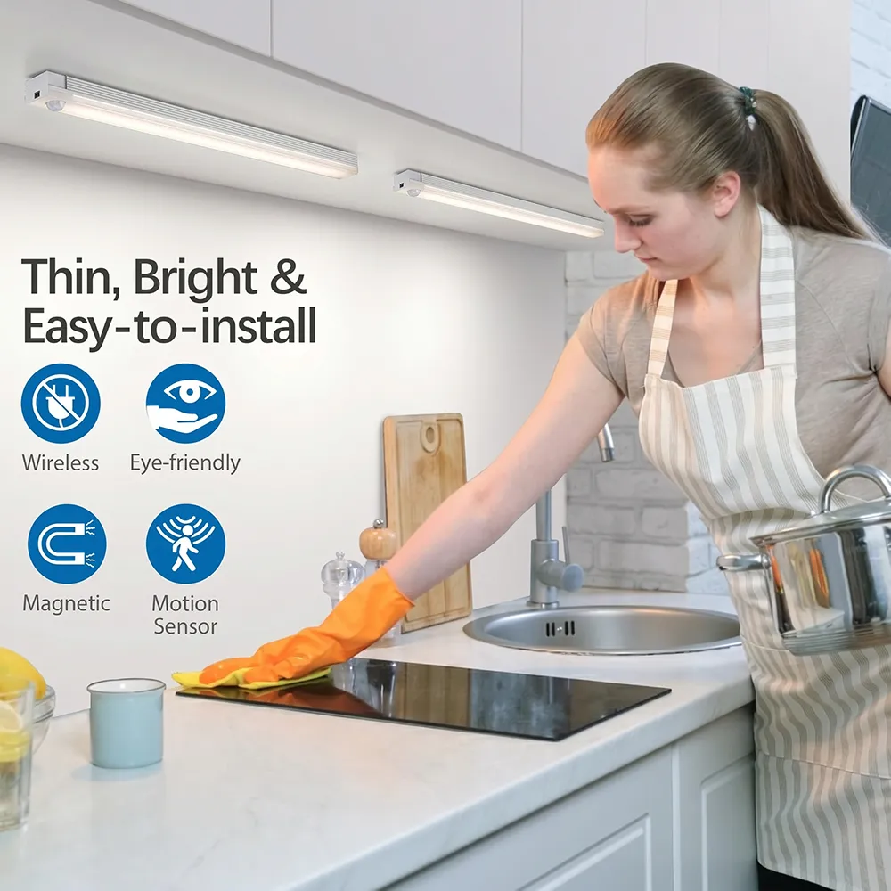💡 Magnetic Cabinet Light: End the struggle of searching through dark pantries or closets with hands-free illumination. 🔦