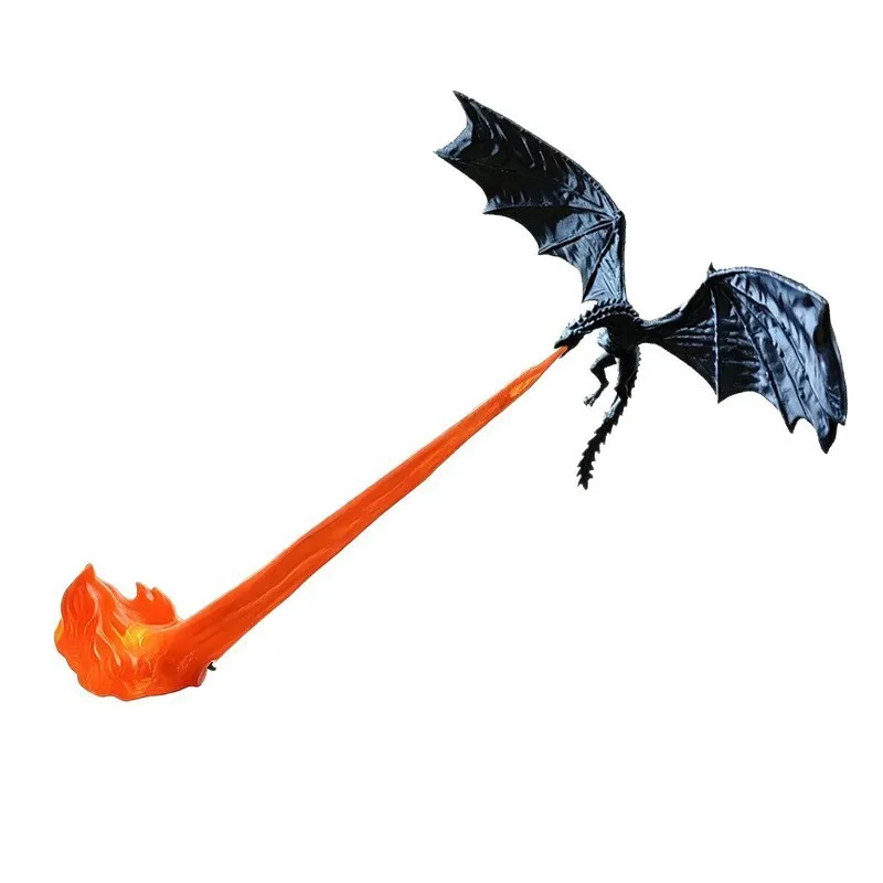 Dragon Flame Book Nook Light – 3D Flying Dragon Bookshelf Decor