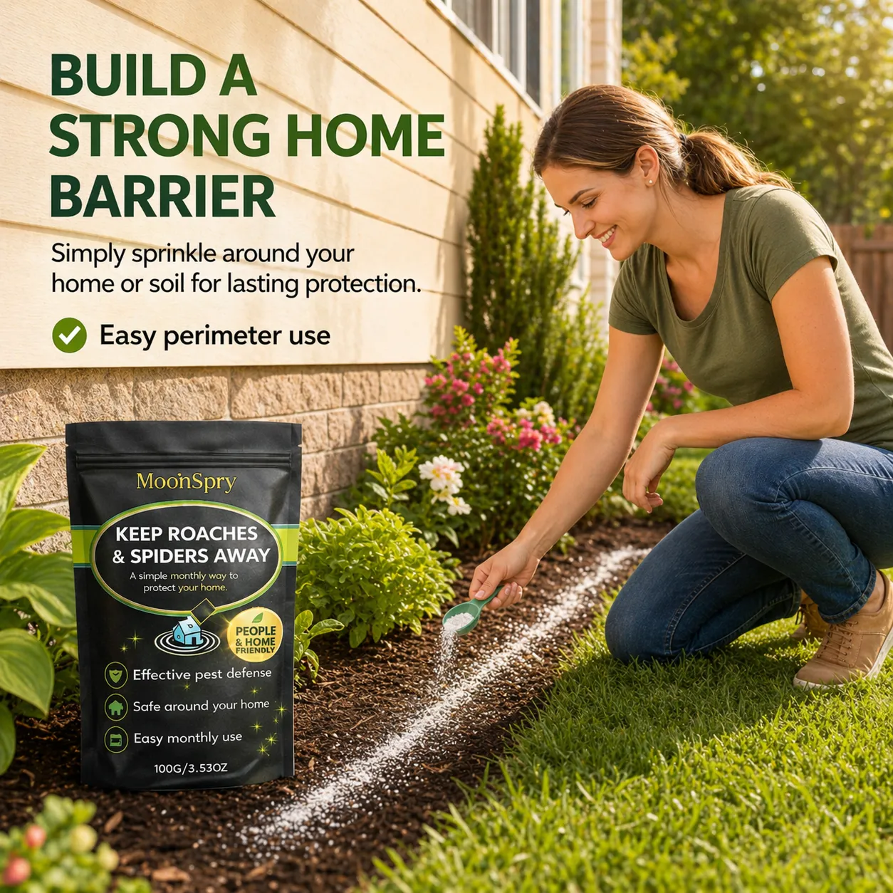 Natural Organic Lime Powder – Kills Ticks & Fleas, Safe for Pets & Gardens