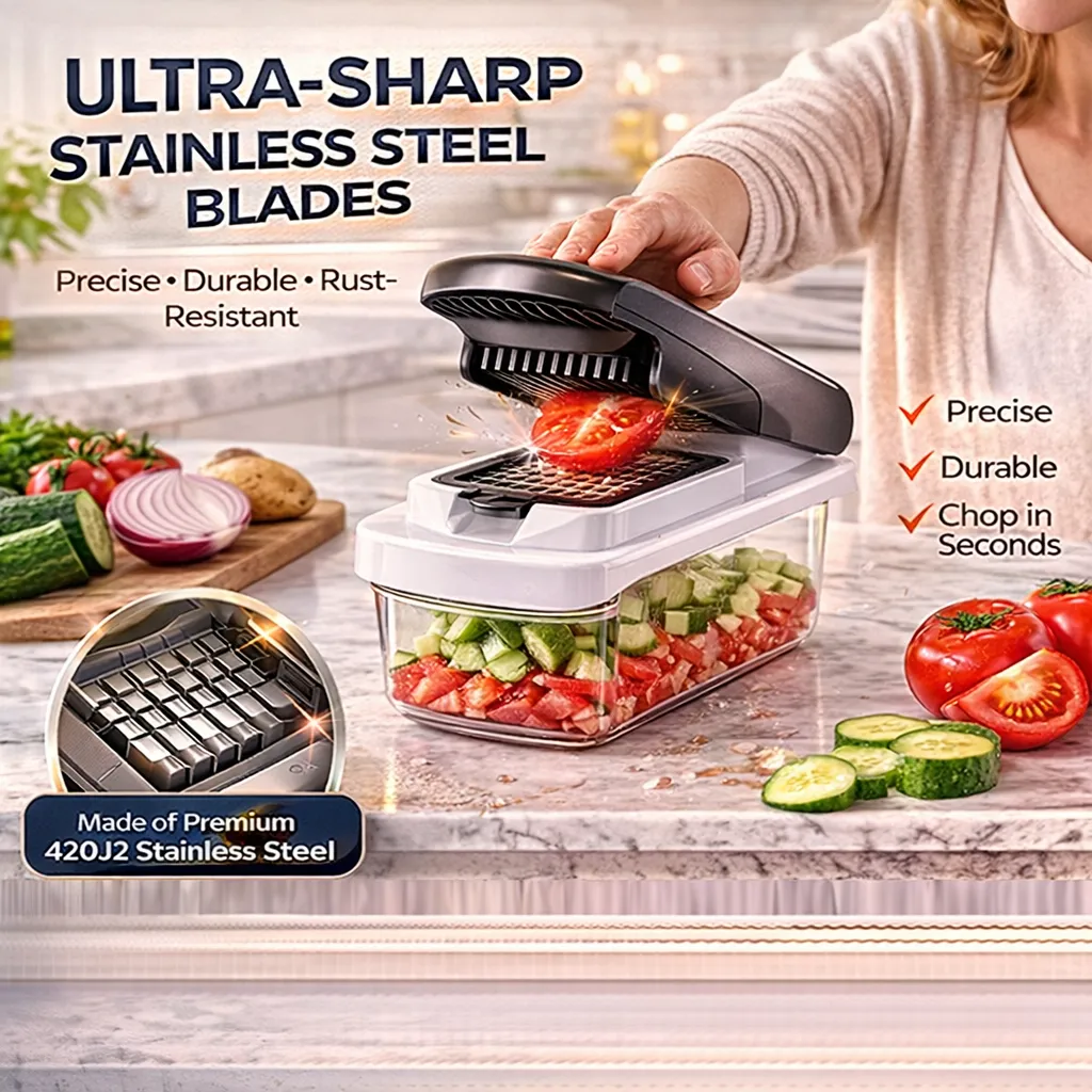 🥗 15-in-1 Vegetable Chopper 🔥