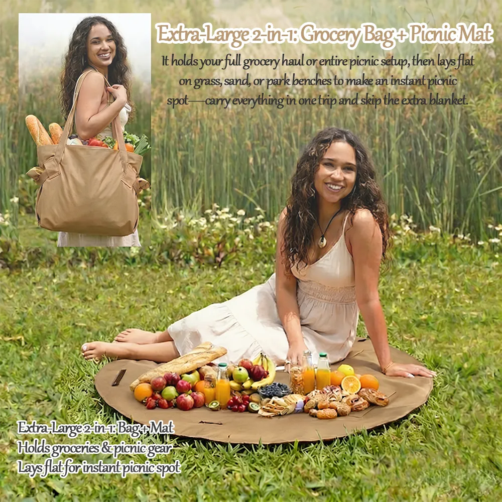 🛒 Foldable Jumbo Tote Bag – Smarter Shopping, Made Simple