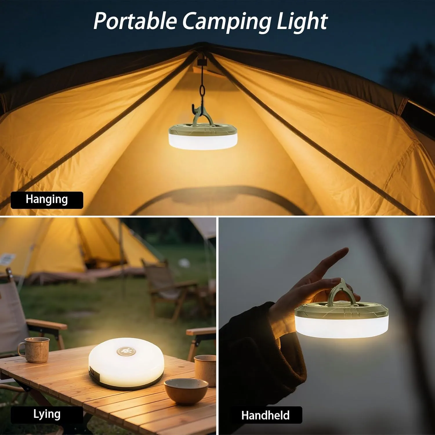 4-in-1 Camping String Lights: Light up your entire campsite and keep your devices charged with one portable unit ⛺