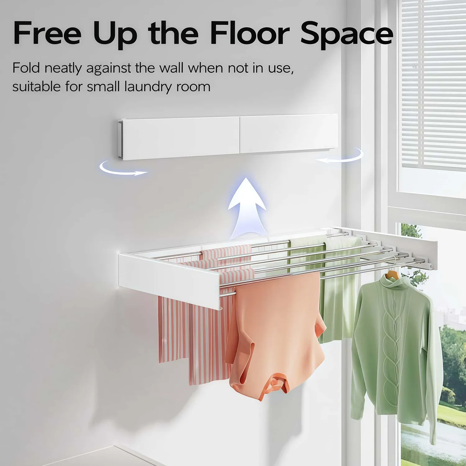 🌿 The Space-Saving Expandable Wall Dryer: Air Dry Your Laundry, Not Your Energy Bill