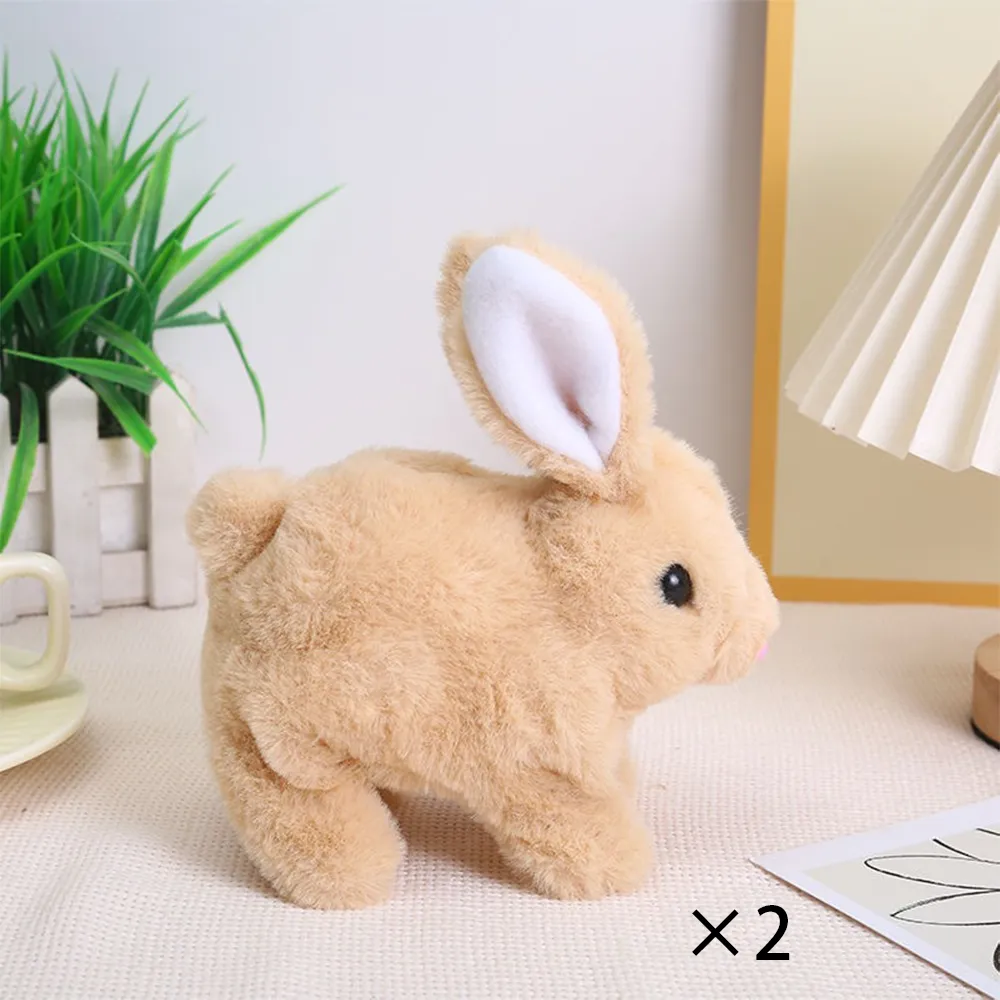 🐰 Interactive rabbit plush toy with 🎁 3D Printed Easter Bunny Egg Fidget Toy