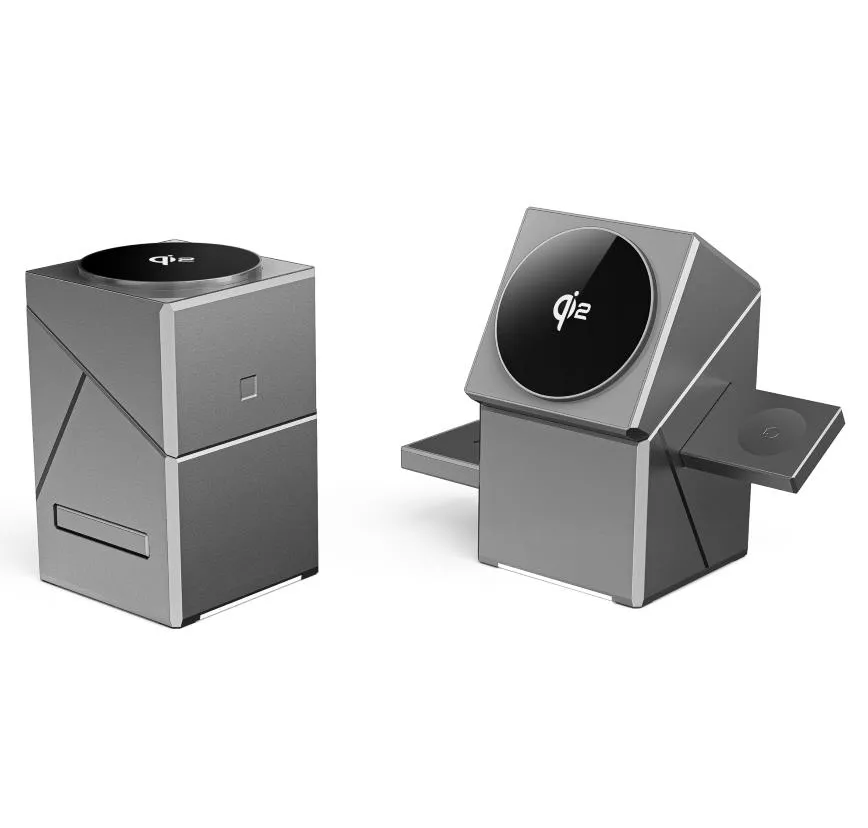 ⚡ 3-in-1 Portable Magnetic Wireless Charging Stand